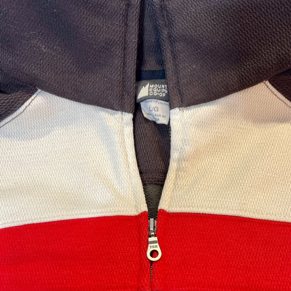 MEC Woman's Retro Brown Zip Up Jacket Size Large - Picture 4 of 9